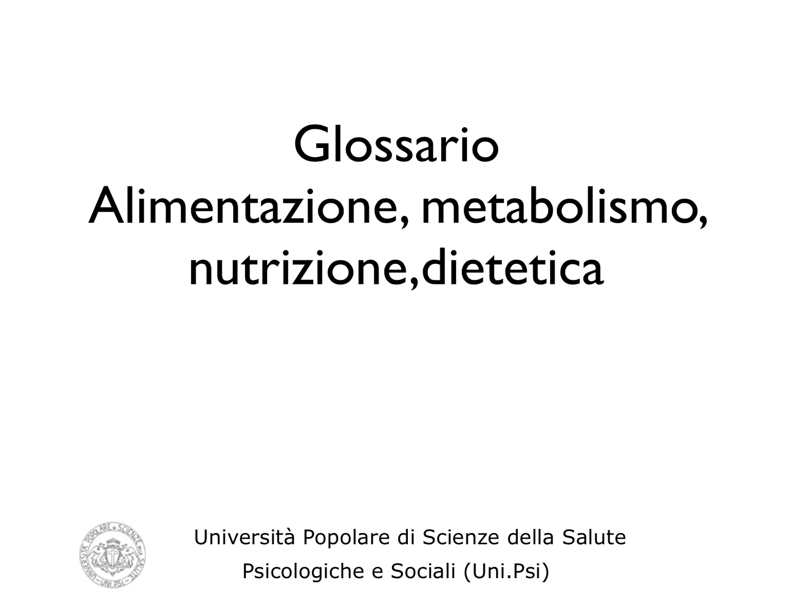 glossario dietetica