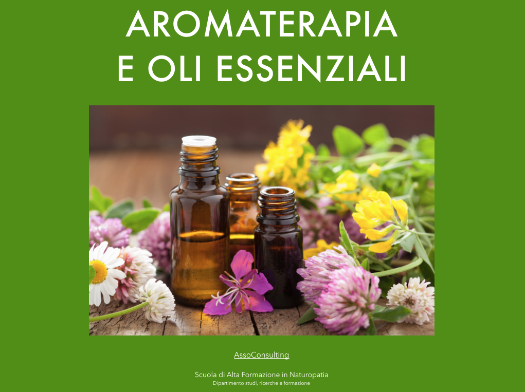 aromaterapia e oli essenziali