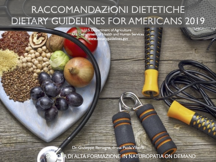 raccomandazioni dietetiche