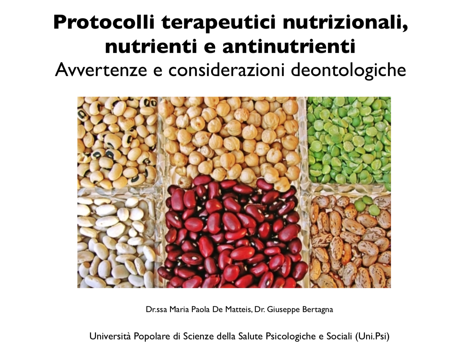 protocolli nutrizionali