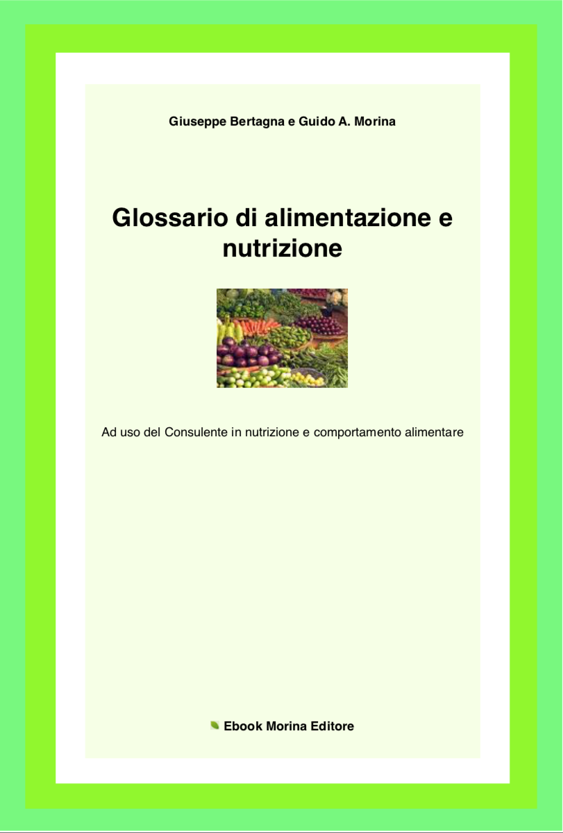 glossario di alimentazione e nutrizione