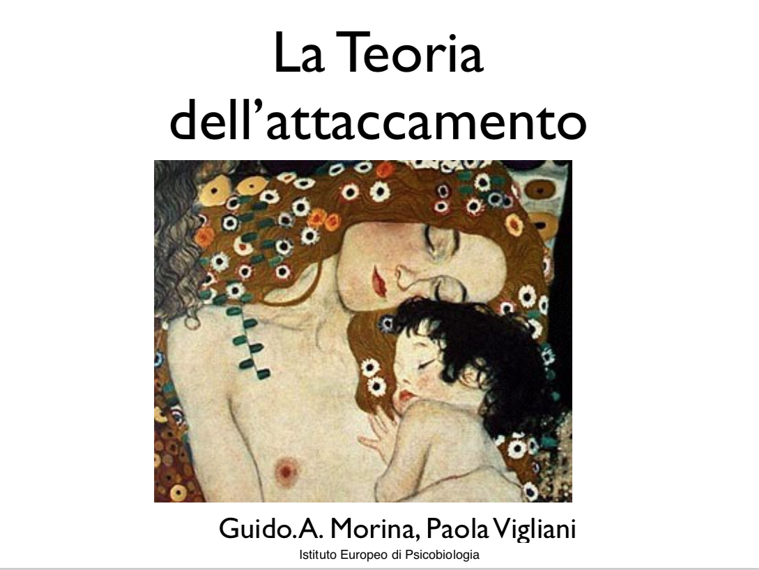 teoria dell'attaccamento